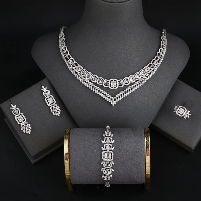 Luxury AA Grade Zircon jewelry set
