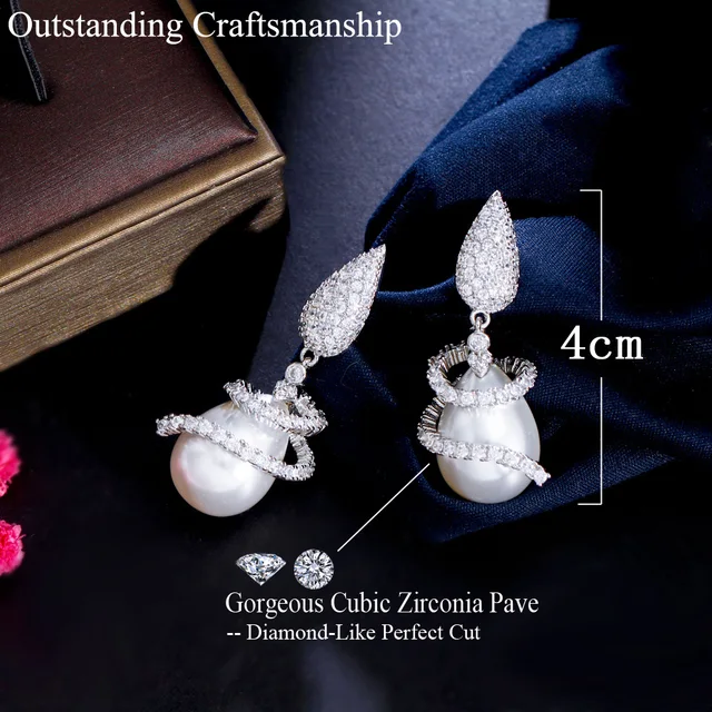 Luxury bridal earring