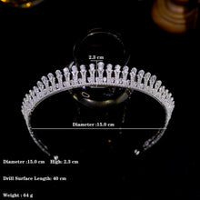 Load image into Gallery viewer, Kasho Luxury Bridal tiara
