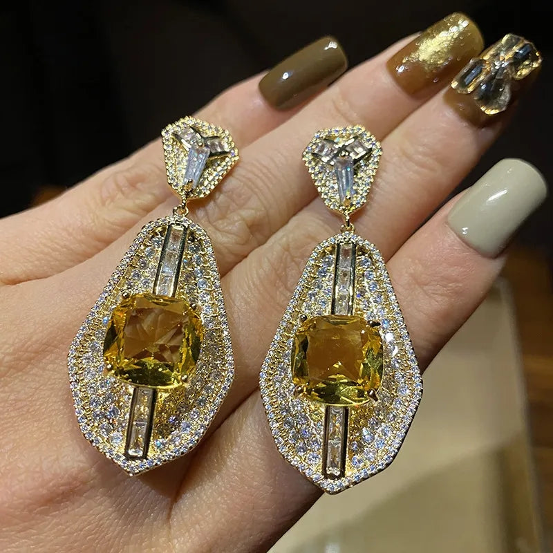 Kasho Topaz exquisite luxury earrings