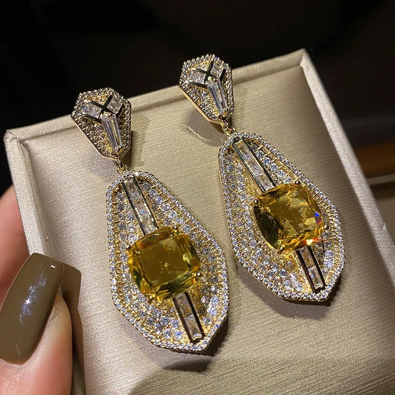 Kasho Topaz exquisite luxury earrings