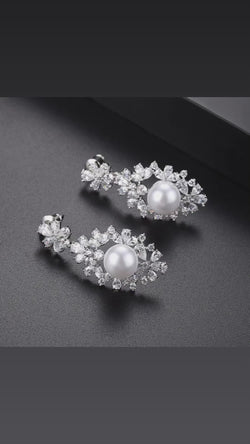Ear drop glam earring