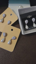 Load and play video in Gallery viewer, AA grade Zirconia earrings with pearls

