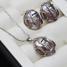 Load image into Gallery viewer, Real fresh water pearls set
