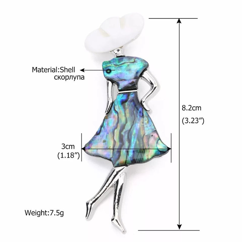 Hot Bohemian Women Natural Mother of Pearl Abalone Shell