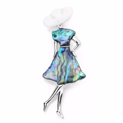 Hot Bohemian Women Natural Mother of Pearl Abalone Shell