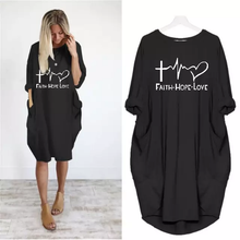Load image into Gallery viewer, Casual Knee Printed Dress
