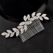 Load image into Gallery viewer, Wedding hair accessory with a comb.
