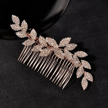 Load image into Gallery viewer, Wedding hair accessory with a comb.
