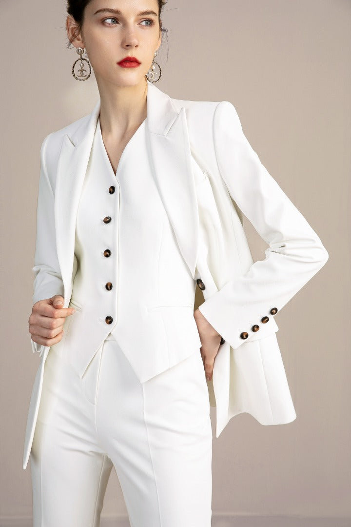 White suit set for women