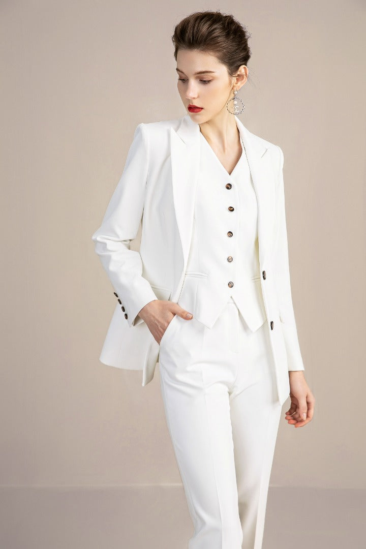 White suit set for women