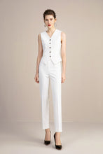 Load image into Gallery viewer, White suit set for women
