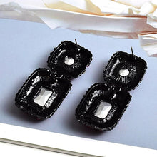 Load image into Gallery viewer, Rhinestone Dangle Drop Earrings
