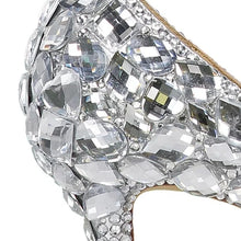 Load image into Gallery viewer, Crystal bridal shoe
