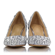 Load image into Gallery viewer, Crystal bridal shoe
