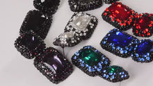 Load and play video in Gallery viewer, Rhinestone Dangle Drop Earrings
